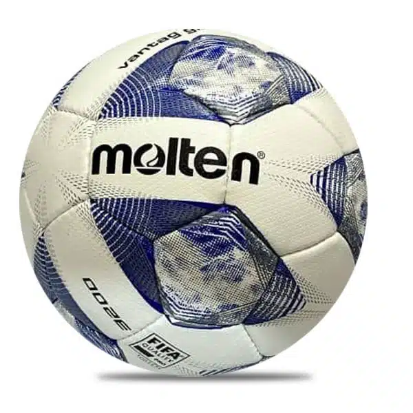 Molten football Ball White And Blue(2) خرید توپ فوتبال مولتن