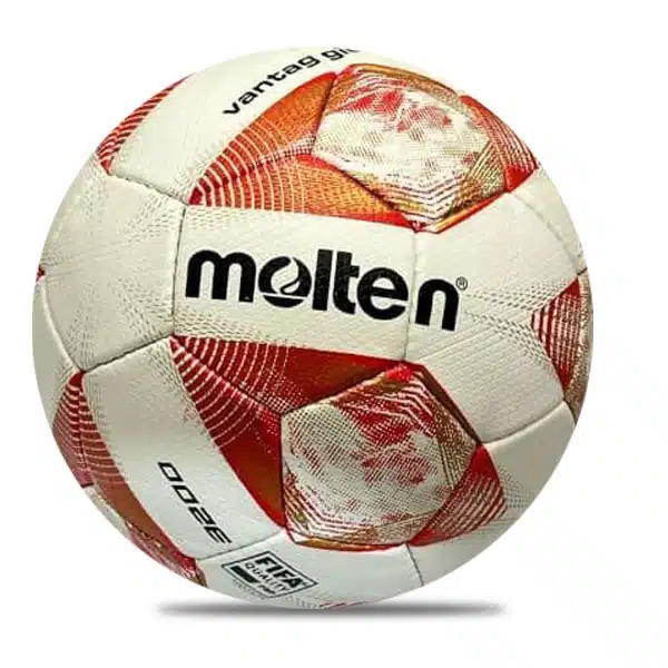 Molten football Ball White And Red (2) خرید توپ فوتبال مولتن