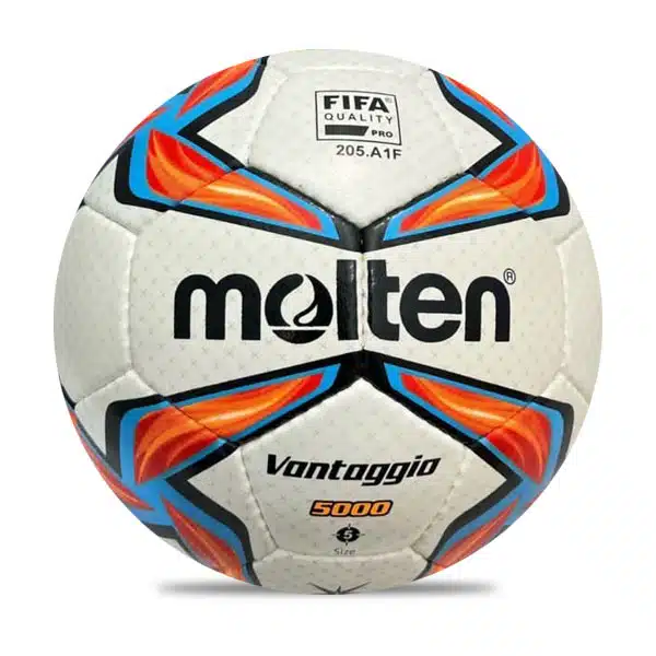 Molten-football-ball-ventegio-5000-White-And-Blue-And-Orange خرید توپ ونتجیو 5000
