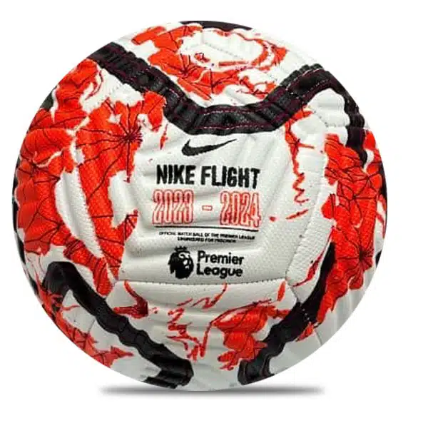 Nike Primire Fooftball Ball 2025 White And Red خرید توپ نایک پریمیر