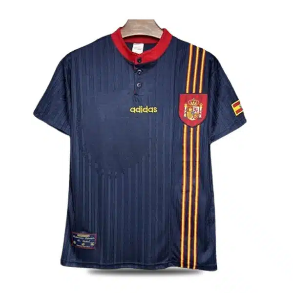 Spania Away Kit 2025 Player NavyBlue (2) خرید پیراهن دوم اسپانیا کلاسیک