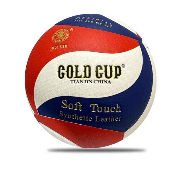 VolyBaall-Gold-Cup-White-And-Red-And-NavyBlue خرید توپ والیبال