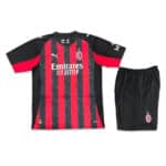 AC Milan 202526 Home Kit Black And Red