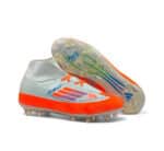 Adidas F50 Football Shoe White And Orange