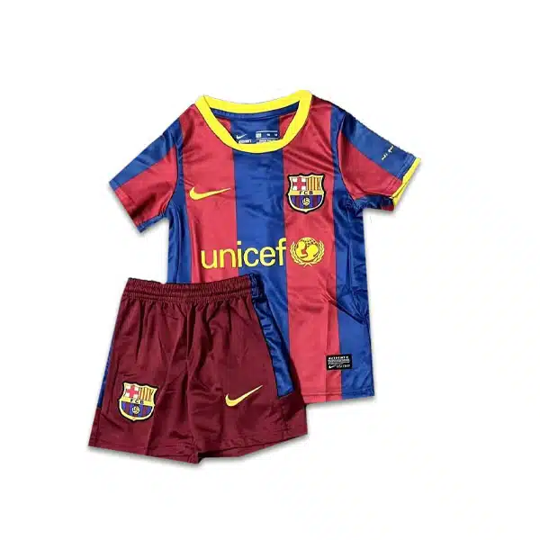 Barcelona Fc 2011 kids kit Blue And Red خرید پیراهن و شرت کلاسیک بچه گانه