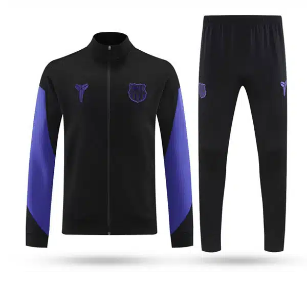 Barcelona Jacket 2026 Black خرید گرمکن شلوار بارسلونا