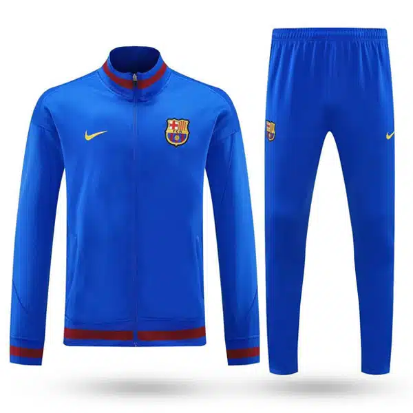 Barcelona Jacket 2026 Blue خرید گرمکن و شلوار بارسلونا