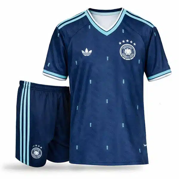 Germany Away Kit 2026 With Short Player blue green خرید پیراهن و شورت دوم المان پلیری