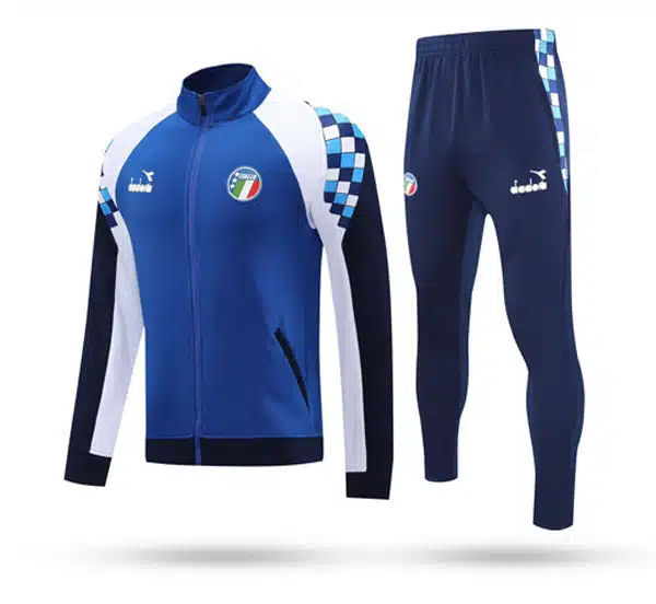 Italia Jacket 2026 Blue خرید گرمکن و شلوار ایتالیا