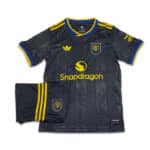 Manchester united 3rd Kit 2025 With Short Balck (2)