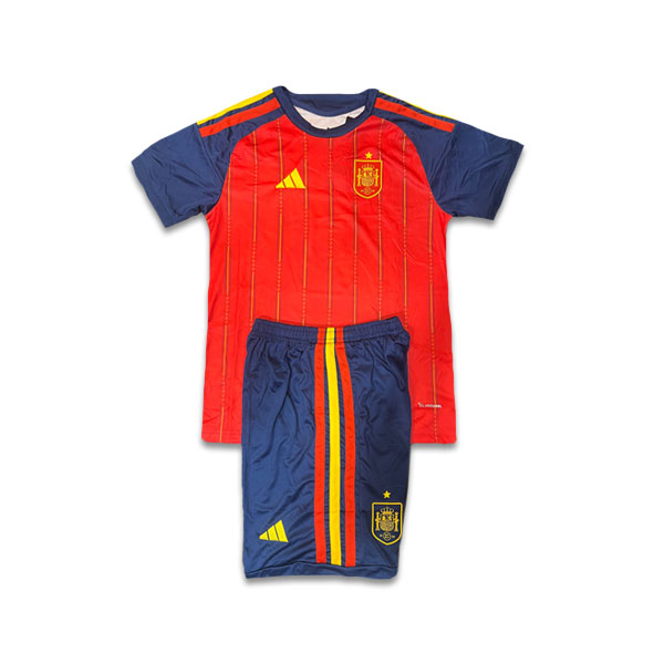 Spain Home Kids Kit 2026 خریدپیراهن و شرت بچه گانه اول تیم ملی اسپانیا