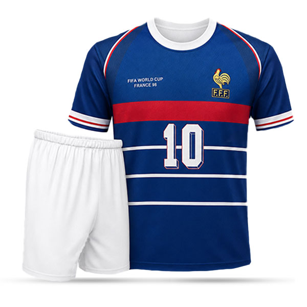 France Home Classic Kit With Short Felament خرید پیراهن و شورت فرانسه