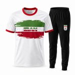 تیشرت و شلوار هواداری تیم ملی ایران طرح جام جهانی 2026مدل B