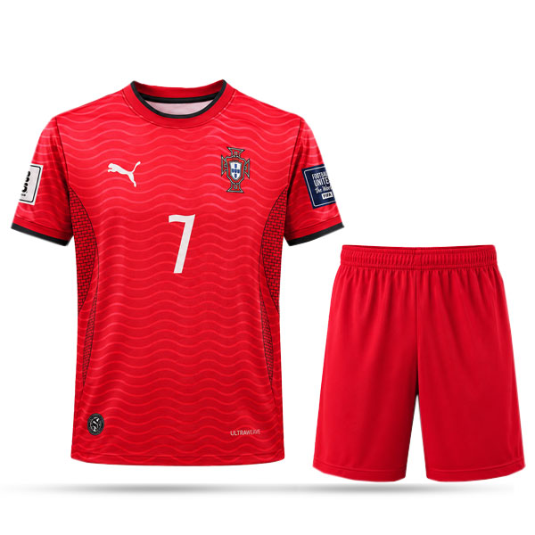 Portugal Home Kit 2026 With Short Felament (3) خریدلباس تیم ملی پرتغال