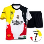 پیراهن و‌ شرت بچه گانه و بزرگسال منتخب رونالدو 2026 (فلامنت)